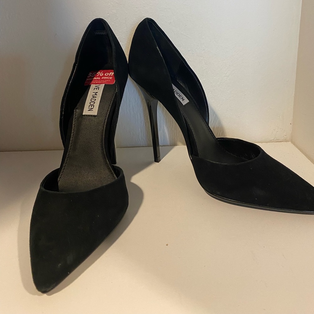 Steve Madden stilleto suede 9